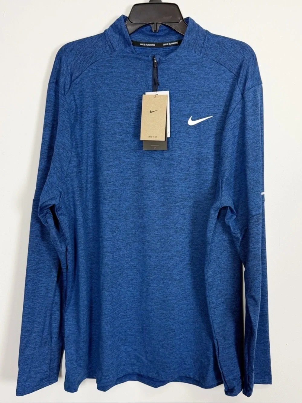 Nike Dri-FIT Element 1/4 Zip Mens XXL Running Blue DD4756 451 Long Sleeve NWT